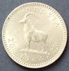 Rhodesien 2 Shil.+ 6 Pence = 25 Cents S.43 / K-N / Elizabeth II. - Rappenantilope -