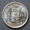Venezuela 25 Centimos S.61 a / St, N galv. / Staatswappen - Simon Bolivar -