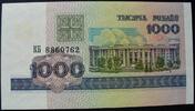 Weissrussland 1.000 Rubel 1998 P. 16 kfr 2,60 EUR  plus 6,00 EUR verzending