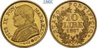 ITALY G10L 1867R XXII NGC MS 64 1320,00 EUR  Excl. 20,00 EUR Verzending