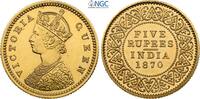 INDIA 5R 1870CM NGC PF 62 8700,00 EUR  Excl. 20,00 EUR Verzending