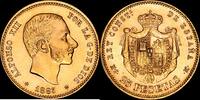 Madrid 25 Pesetas 1874-1885 Alfonso XII -