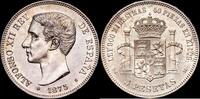 Madrid 5 Pesetas 1874-1885 Alfonso XII -