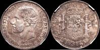 Madrid 2 Pesetas 1874-1885 Alfonso XII -