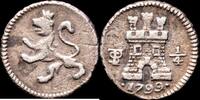 Potosí 1/4 Real 1788-1808 Carlos IV -