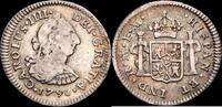 México 1/2 Real 1788-1808 Carlos IV -