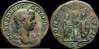 Roma Sestercio PONTIF TR P II COS II Geta -