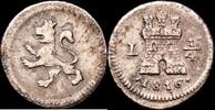 Lima 1/4 Real 1808-1833 Fernando VII -