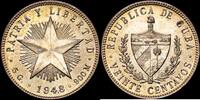 Cuba 20 Centavos Cuba -