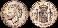 Madrid 5 Pesetas 1886-1931 Alfonso XIII -