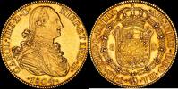 MEXICO 8 Escudos 1788-1808 Carlos IV -