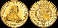 Santiago de Chile 8 Escudos 1746-1759 Fernando VI -