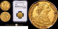 Nuevo Reino 2 Escudos 1759-1788 Carlos III -