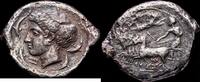 Tetradracma (circa 425-413 a. C. Sicilia Antigua Grecia Casi en muy buen estado