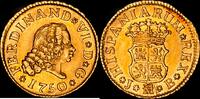 Madrid 1/2 Escudo 1746-1759 Fernando VI -