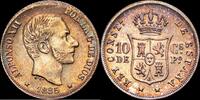 Manila (Filipinas) 10 Centavos 1885 1874-1885 Alfonso XII MBC+ 125,00 EUR  Excl. 15,00 EUR Verzending