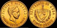 Cuba 5 Pesos 1916 Cuba XF+ 1190,00 EUR  Excl. 12,00 EUR Verzending