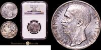 Roma &middot; R 10 Liras 1927 Italia Encapsulada por NGC como AU 58 125,00 EUR  Excl. 15,00 EUR Verzending