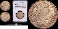 M&eacute;xico 2 Reales 1782 1759-1788 Carlos III Encapsulada por NGC como AU 53. 450,00 EUR  Excl. 15,00 EUR Verzending