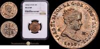 JUBIA 4 Maraved&iacute;s 1850 ENCAPSULADO Encapsulada por NGC como MS 63 BN 335,00 EUR  Excl. 15,00 EUR Verzending