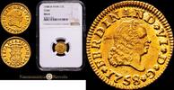 Sevilla 1/2 Escudo 1758 1746-1759 Fernando VI Encapsulada por NGC como M... 1275,00 EUR  Excl. 12,00 EUR Verzending
