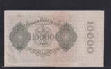Weimarer Republik, Reichsbank, 10000 Mark 19.1.1922 Ro.69c, DEU-78c, Format 180x100mm, Firmendruck KN 6stellig, FZ: H, EF+,