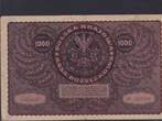 Polen 1000 Marek 1919 I Serie BF, VF-,