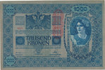 Österreich, 1000 Kronen Aufdruck: senkrecht, -