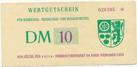BRD,Thüringen, 10 DM Wertgutschein,Kreis Weimarer Land, -