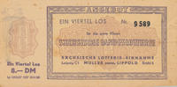 Deutschland,DDR,Sachsen, Lotterie Los Leipzig, -