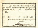 Altdeutschland, Thüringen, altpreußisches Courant Ranis, Dienstbotenwesen-Verbesserungsverein, -