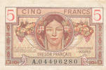 Frankreich 5 Francs Militärgeld, -