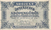 Ungarn 500000 Adopengö ohne Wasserzeichen,ohne KN, -