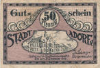 Deutsches Reich,Sachsen, 50 Pfennig Adorf,Stadt, -