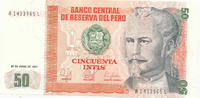 Peru 50 Intis -