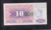 Bosnien-Herzegowina, 10000 Dinara auf 10 Dinar -