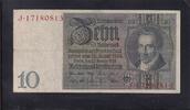 Weimarer Republik, Reichsbank, 10 Reichsmark 1929 Ro.173a,DEU-183a, Frie... 3,99 EUR  plus 7,00 EUR verzending