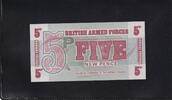 Großbritannien, 5 Pence (1972) Militärgeld, Kassenfrisch I, 1,99 EUR  plus 7,00 EUR verzending