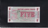 Großbritannien, 5 Pence (1972) Militärgeld, Kassenfrisch I, 1,99 EUR  plus 7,00 EUR verzending