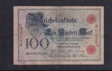 Deutsches Reich, Kaiserreich, 100 Mark Ro.17,DEU-13, Serie: D, Udr.-Bst.O, -