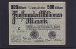 Deutsches Reich, Sachsen, 500 Millionen Mark Marienberg , Amtshauptmannschaft, -
