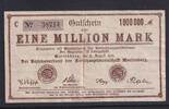 Deutsches Reich, Sachsen 1 Million Mark Marienberg , Amtshauptmannschaft, -