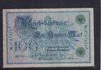 Weimarer Republik, Reichsbank, 100 Mark Ro.34, DEU-67, grüne Siegel, Serie: J, Udr. Bst. J, -