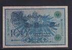 Weimarer Republik, Reichsbank, 100 Mark Ro.34, DEU-67, grüne Siegel, Serie: J, Udr. Bst. J, -