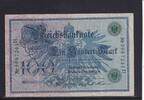 Weimarer Republik, Reichsbank, 100 Mark Ro.34, DEU-67, grüne Siegel, Serie: H, Udr. Bst. H, -