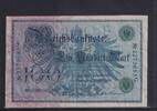Weimarer Republik, Reichsbank, 100 Mark Ro.34, DEU-67, grüne Siegel, Serie: G, Udr. Bst. E, -