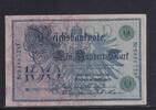 Weimarer Republik, Reichsbank, 100 Mark Ro.34, DEU-67, grüne Siegel, Serie: F, Udr. Bst. D, -