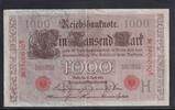 Kaiserreich, Deutsche Reichsbank, 1000 Mark Ro.45c,DEU-40c, Siegel rot, KN 7stellig, Serie: E, Udr.Bst. H, Inflationsausgabe -