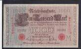Kaiserreich, Deutsche Reichsbank, 1000 Mark Ro.45c,DEU-40c, Siegel rot, KN 7stellig, Serie: G, Udr.Bst. M, Inflationsausg., -