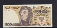 Polen 500 Zloty Serie: GC, 2 Bst. vor KN, -